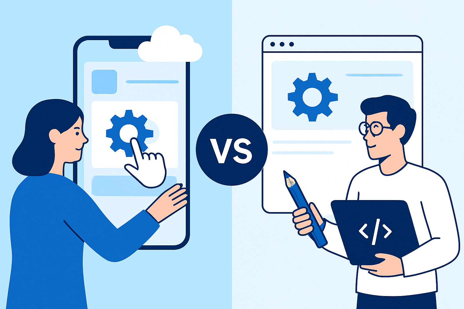 Low-code / No-code vs Développement sur-mesure : quelle stratégie adopter ? (Guide 2025)